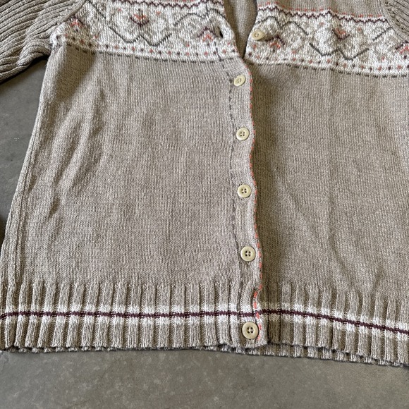 Woolrich Beige and Gray Cardigan Sweater - Picture 2 of 10